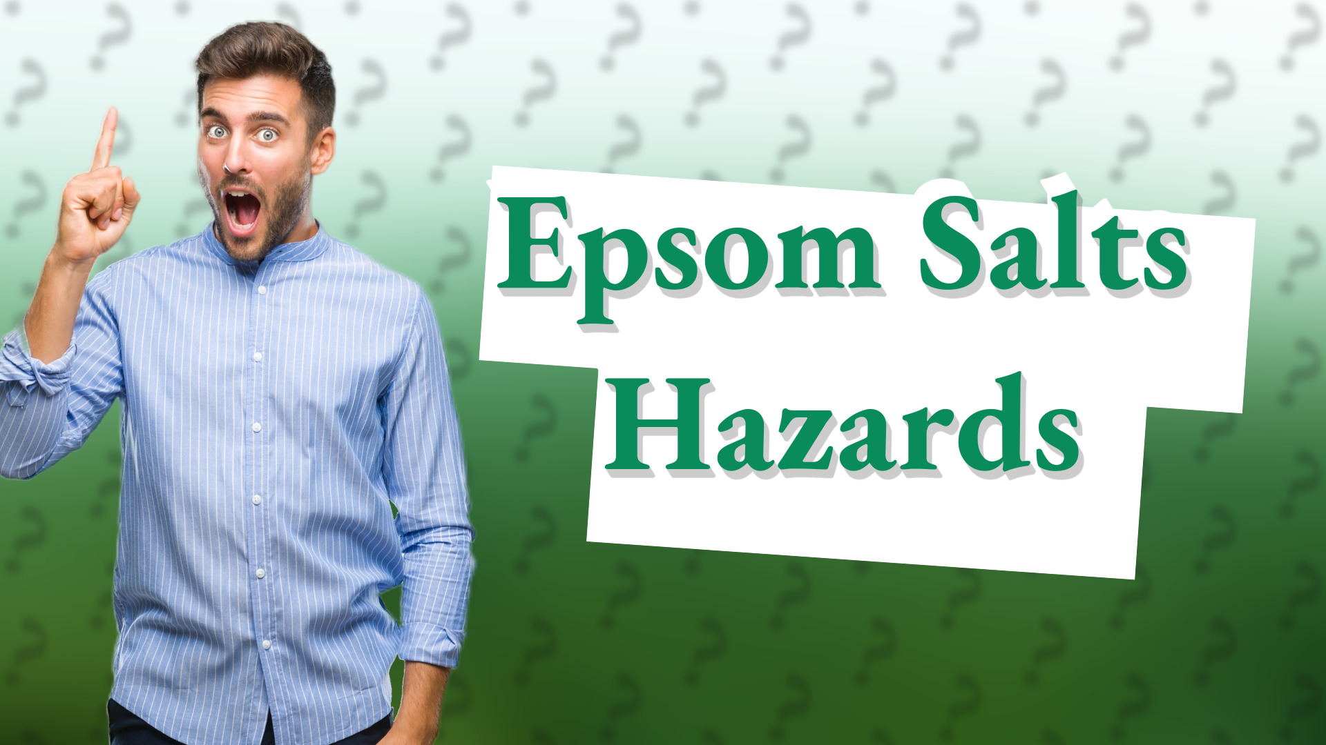 Epsom Salts Hazards
