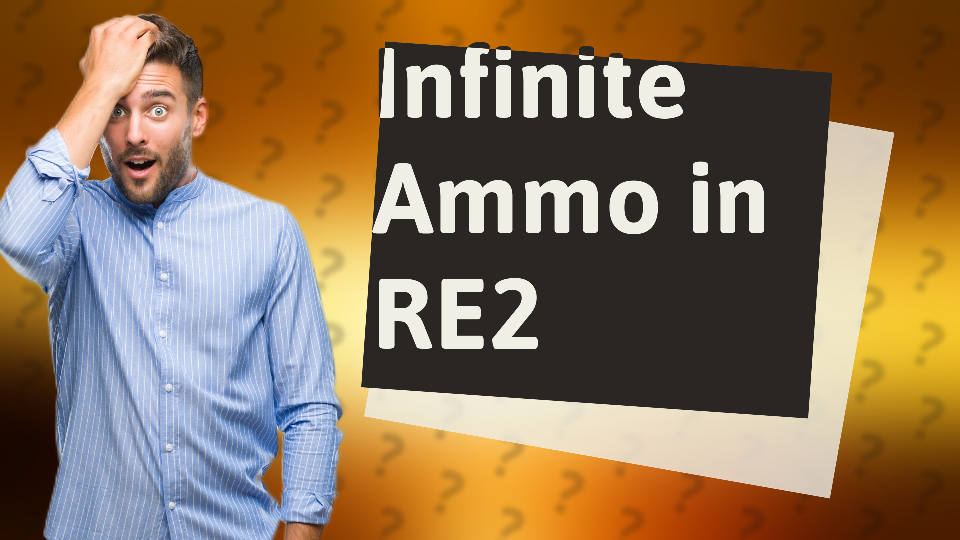 Infinite Ammo in RE2