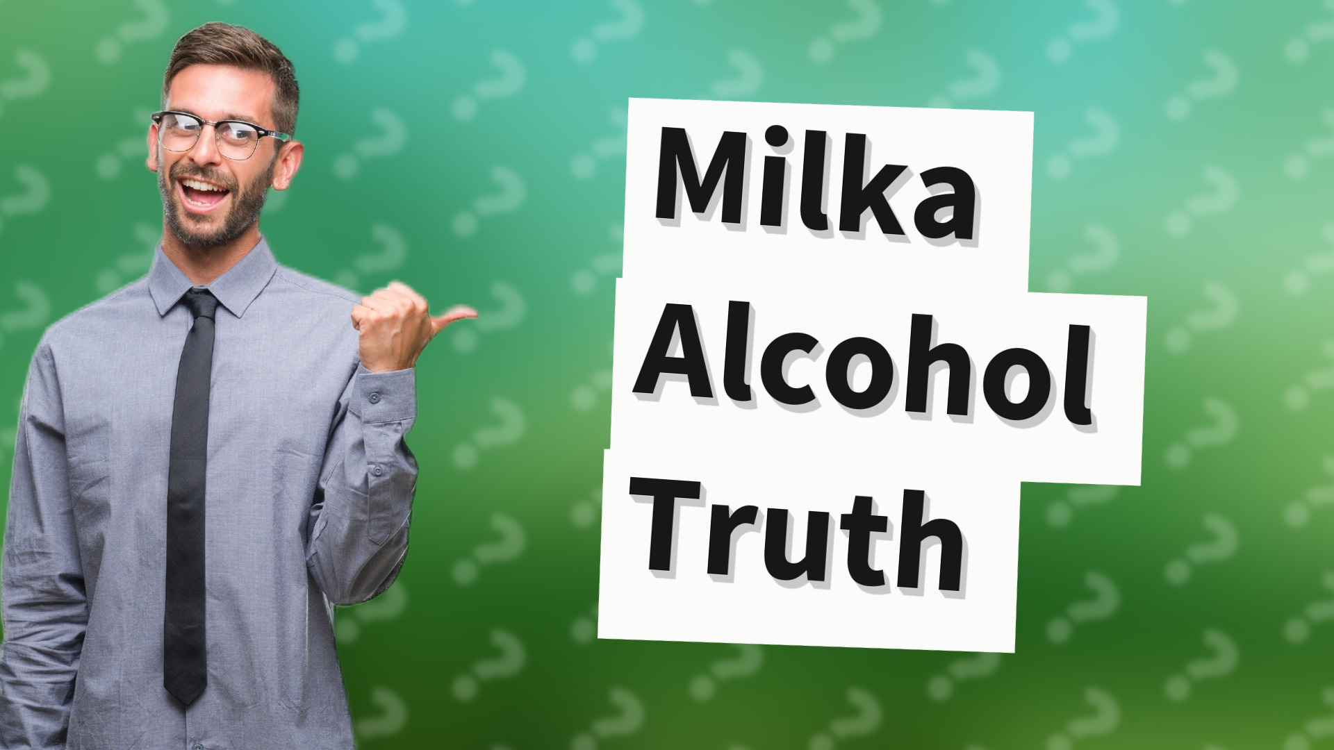 Milka Alcohol Truth