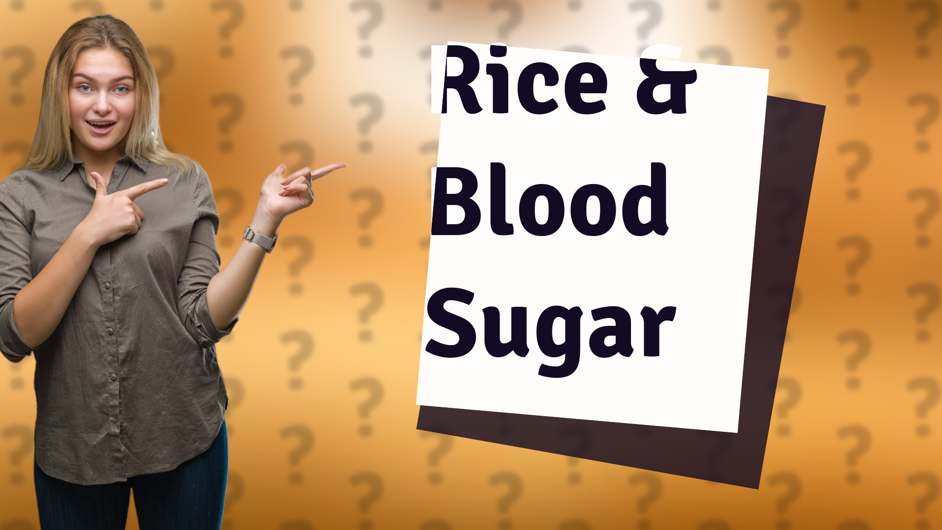 Rice & Blood Sugar