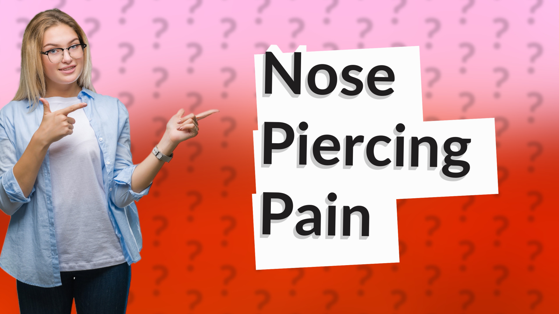 Nose Piercing Pain
