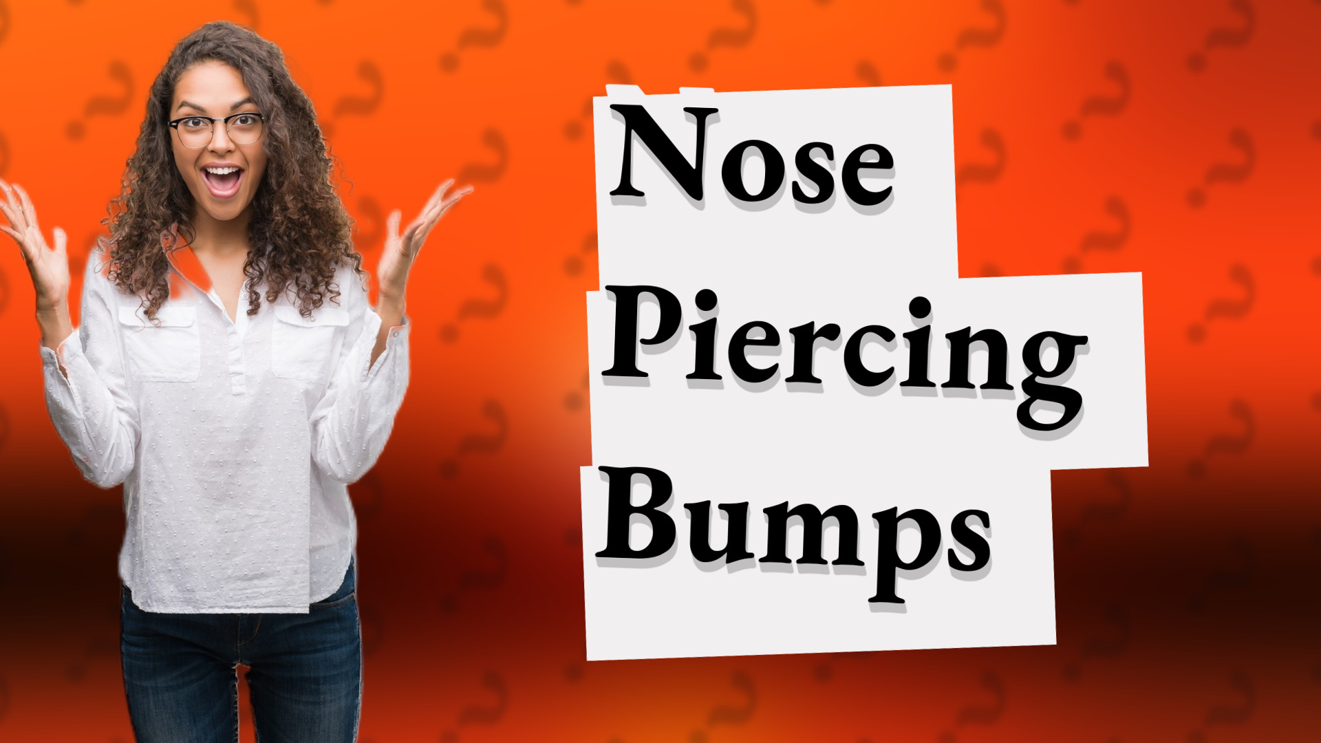 Nose Piercing Bumps