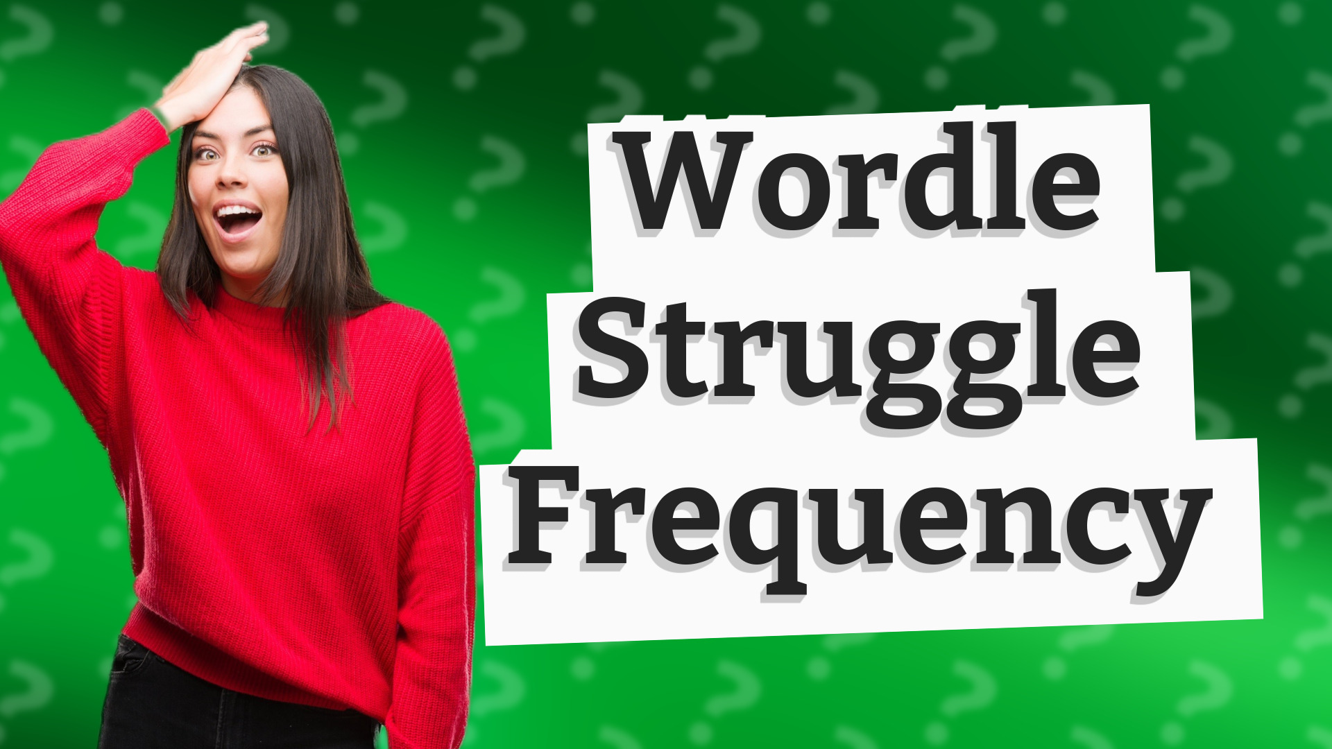 Wordle Struggle Frequency