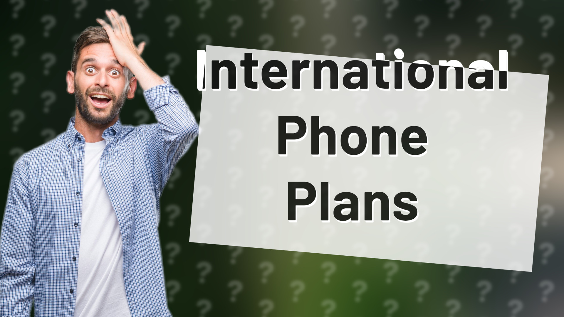 International Phone Plans