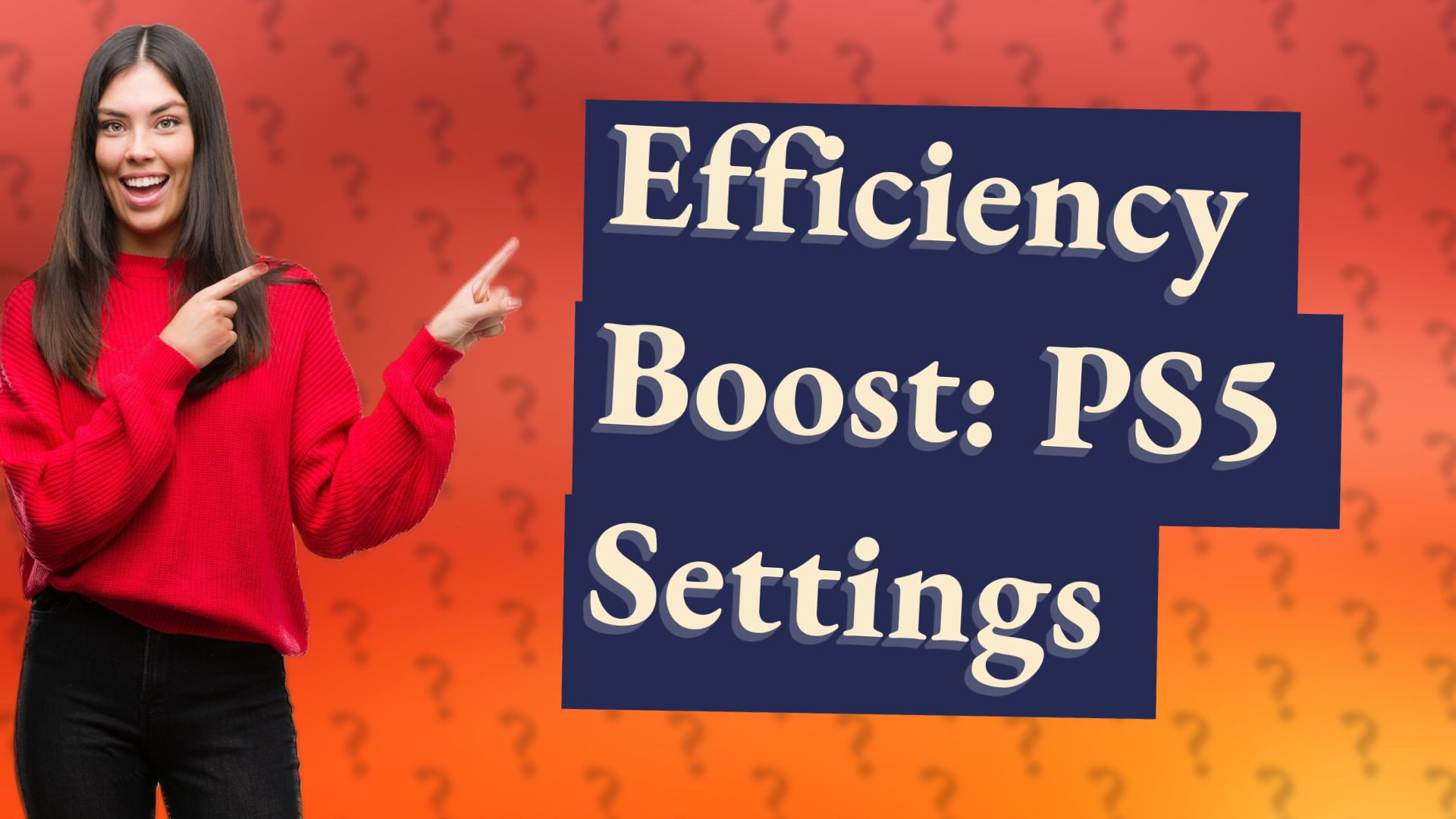 Efficiency Boost: PS5 Settings