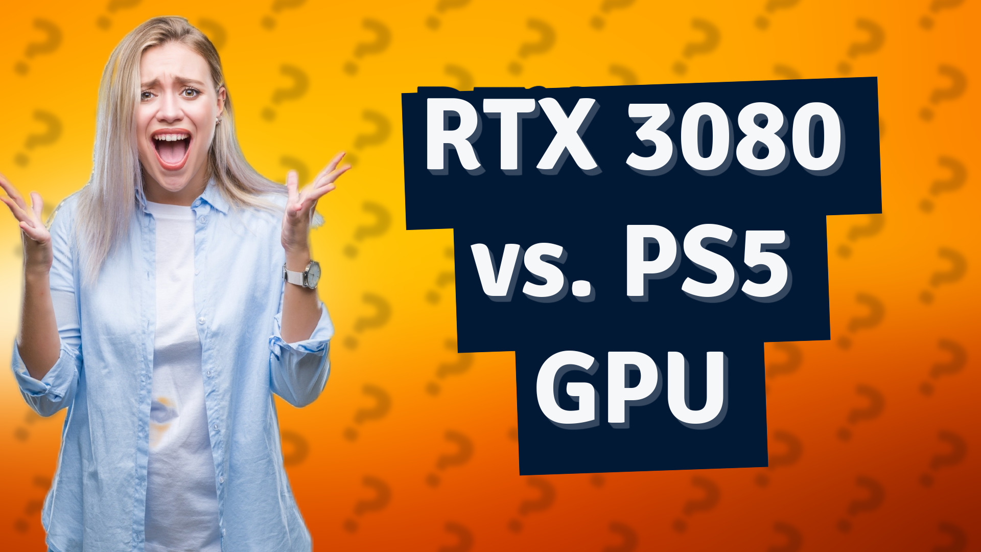 RTX 3080 vs. PS5 GPU