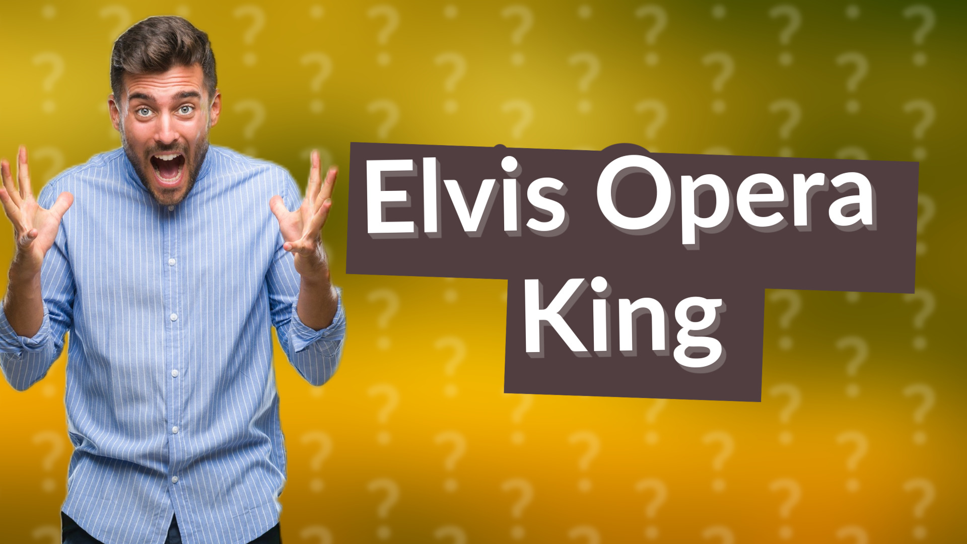 Elvis Opera King