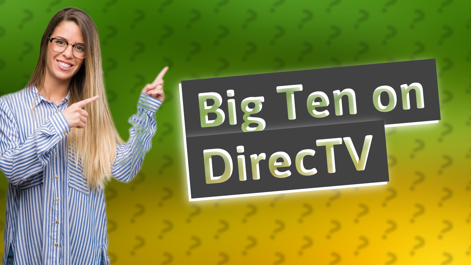 Big Ten on DirecTV