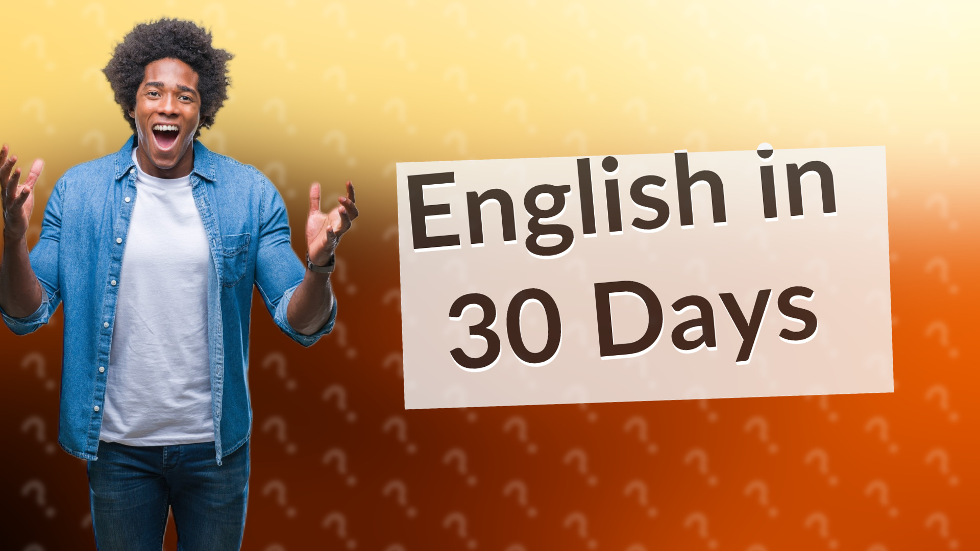 English in 30 Days