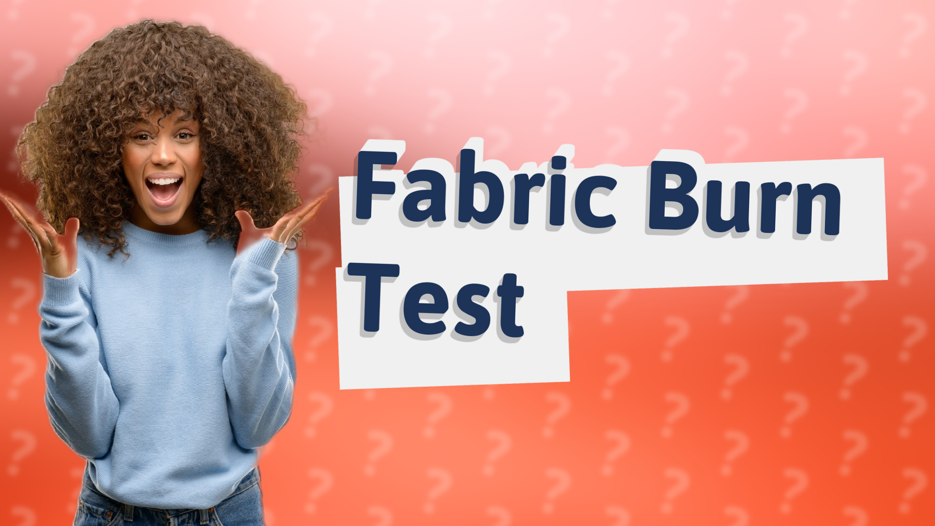 Fabric Burn Test