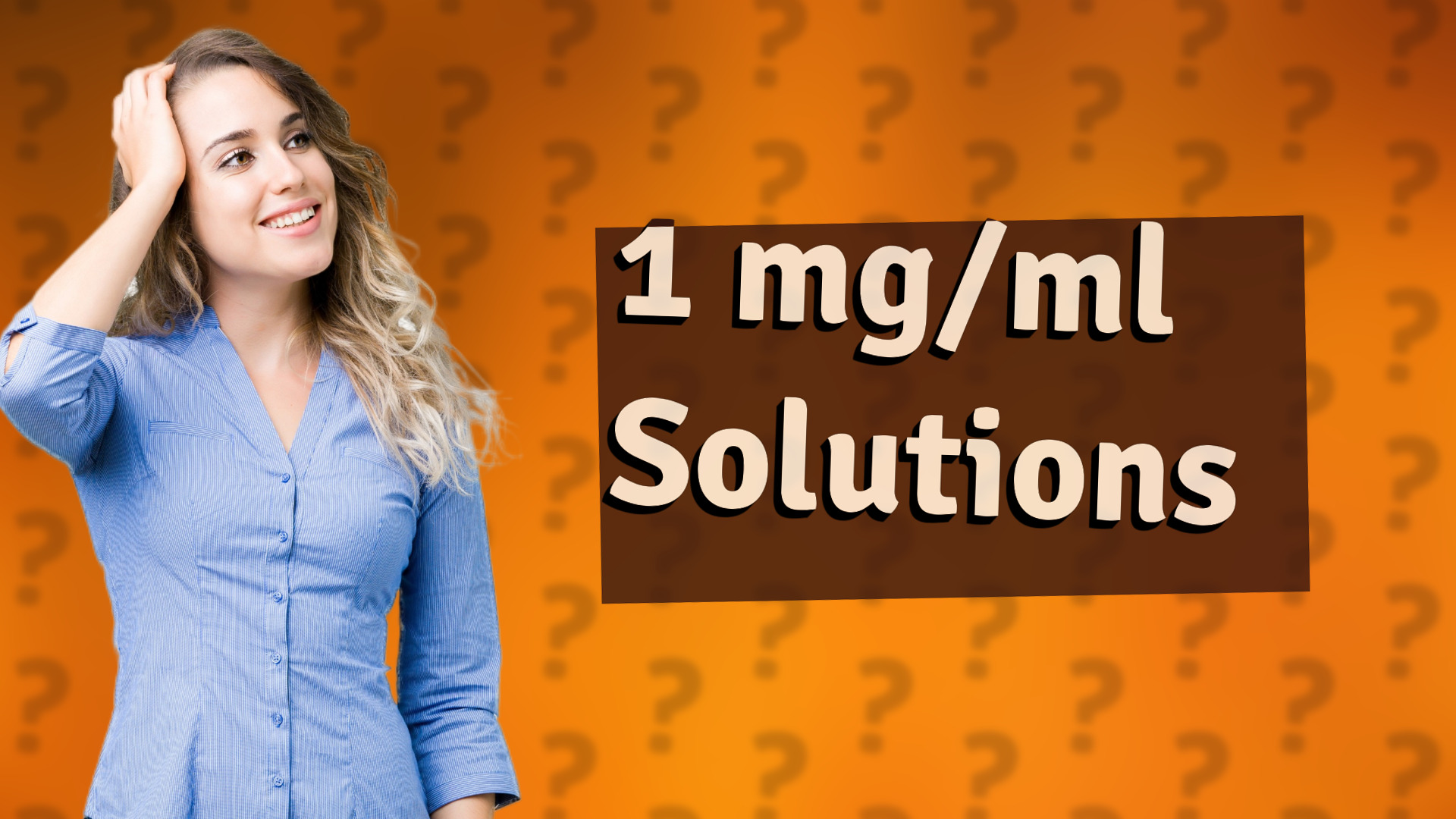 1 mg/ml Solutions