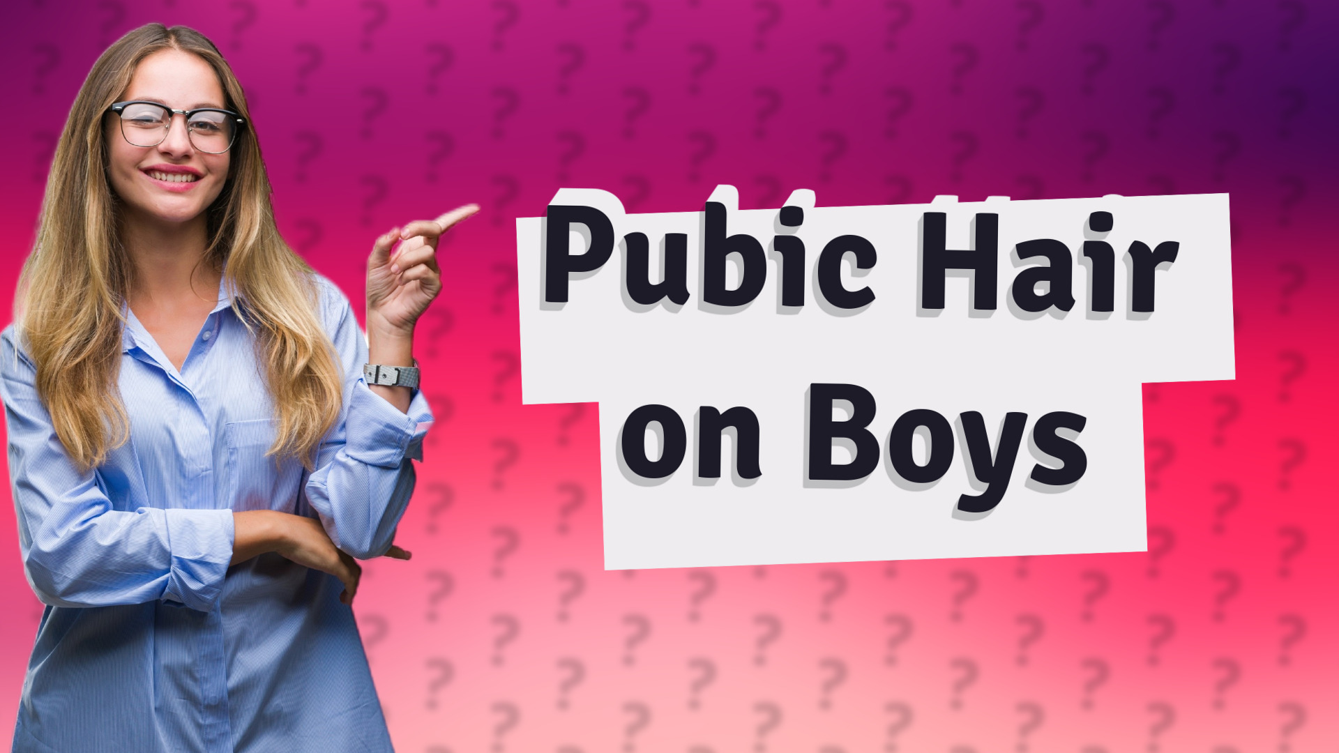 Pubic Hair on Boys