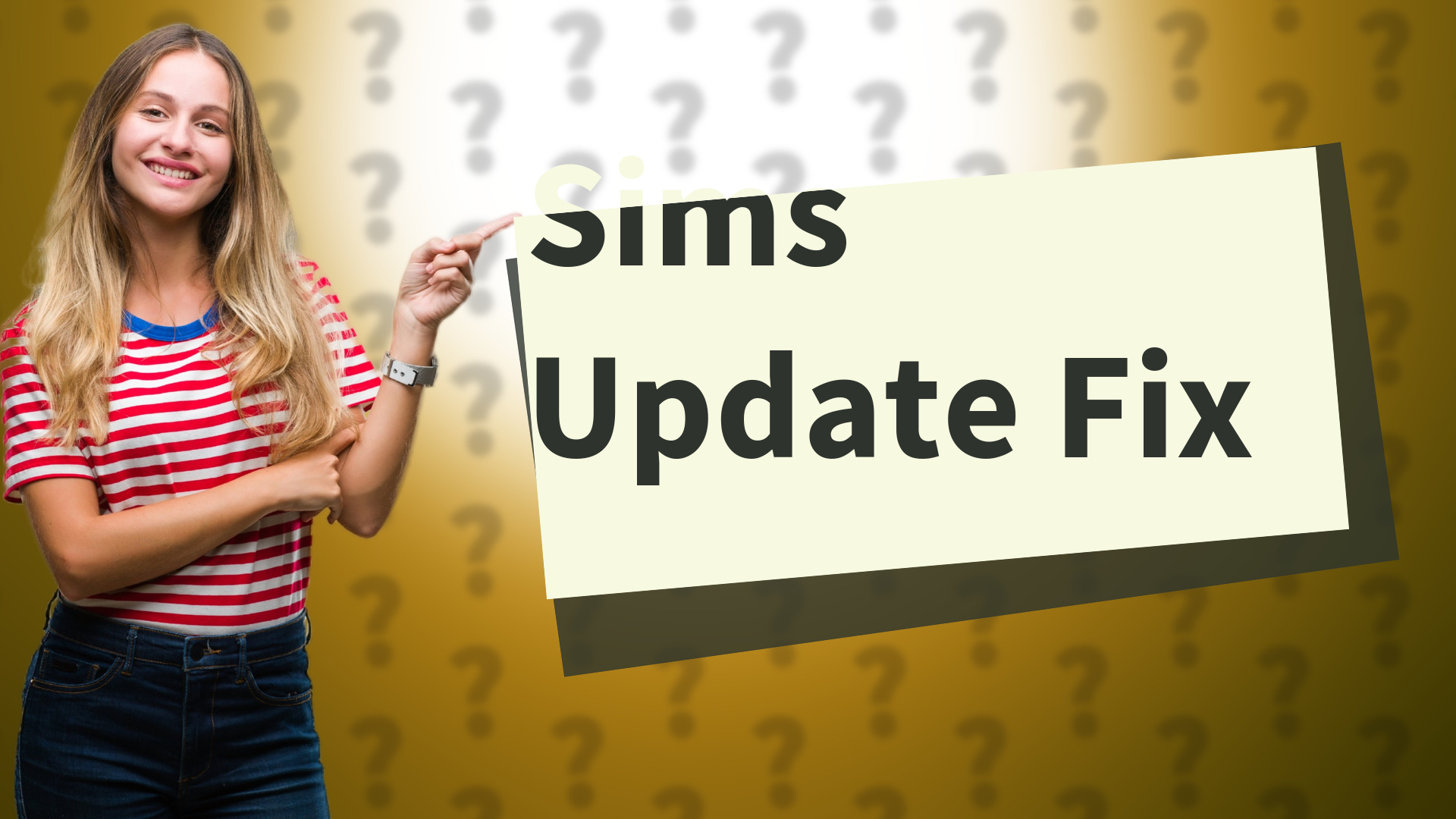 Sims Update Fix