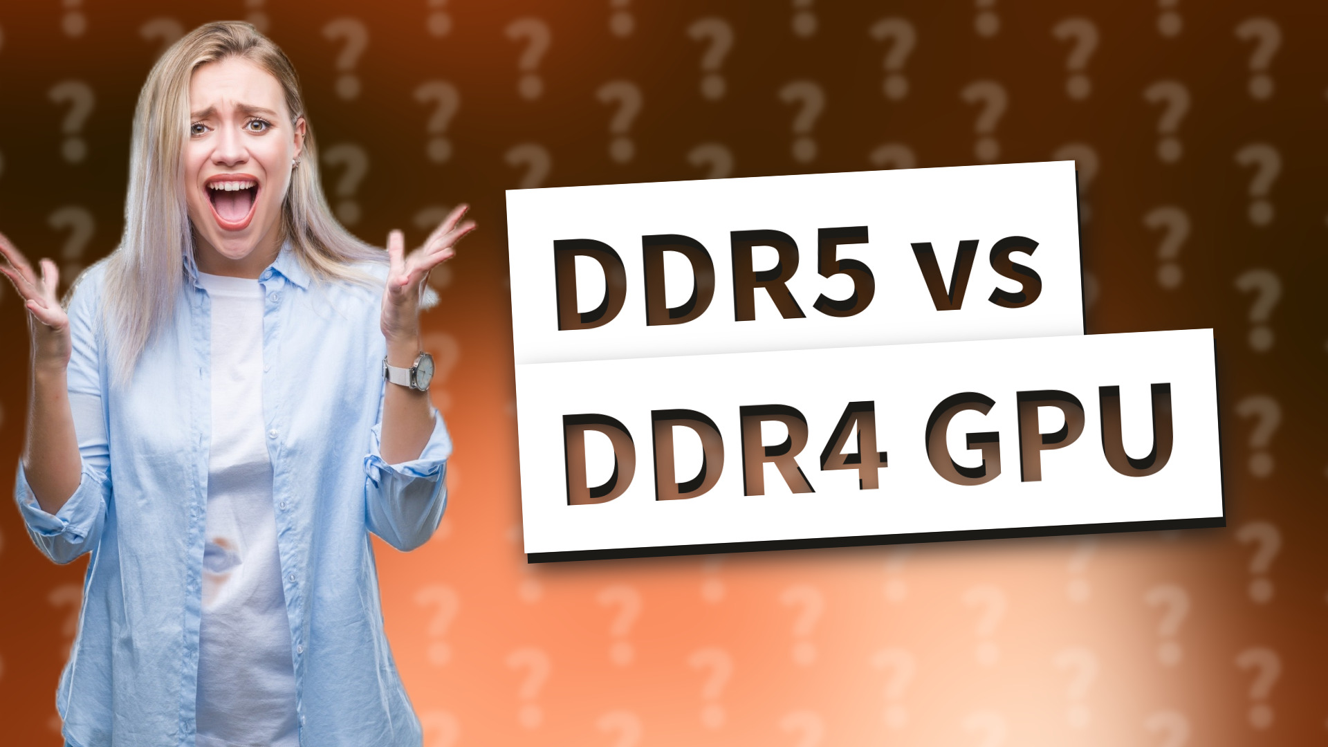 DDR5 vs DDR4 GPU