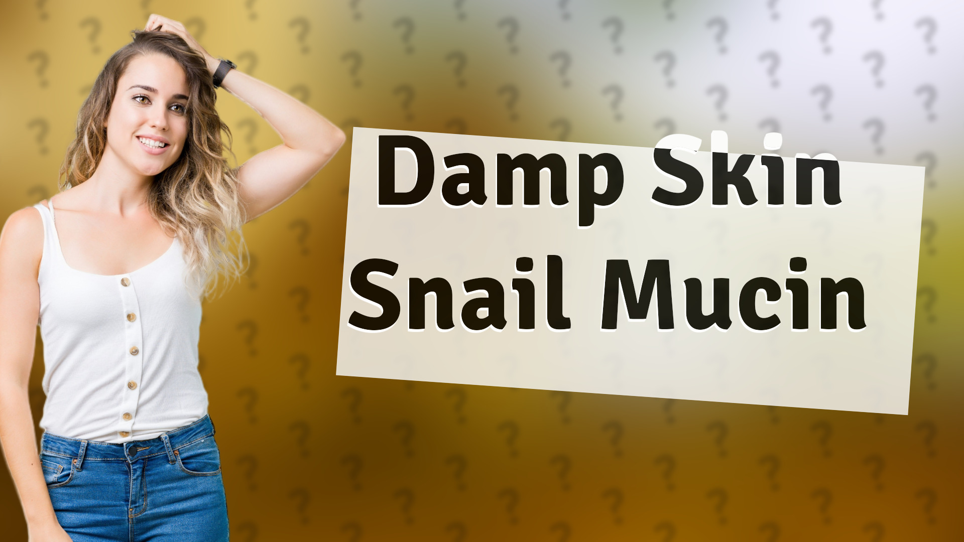Damp Skin Snail Mucin