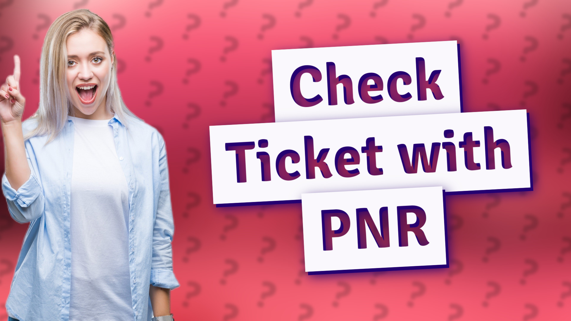 Check Ticket with PNR