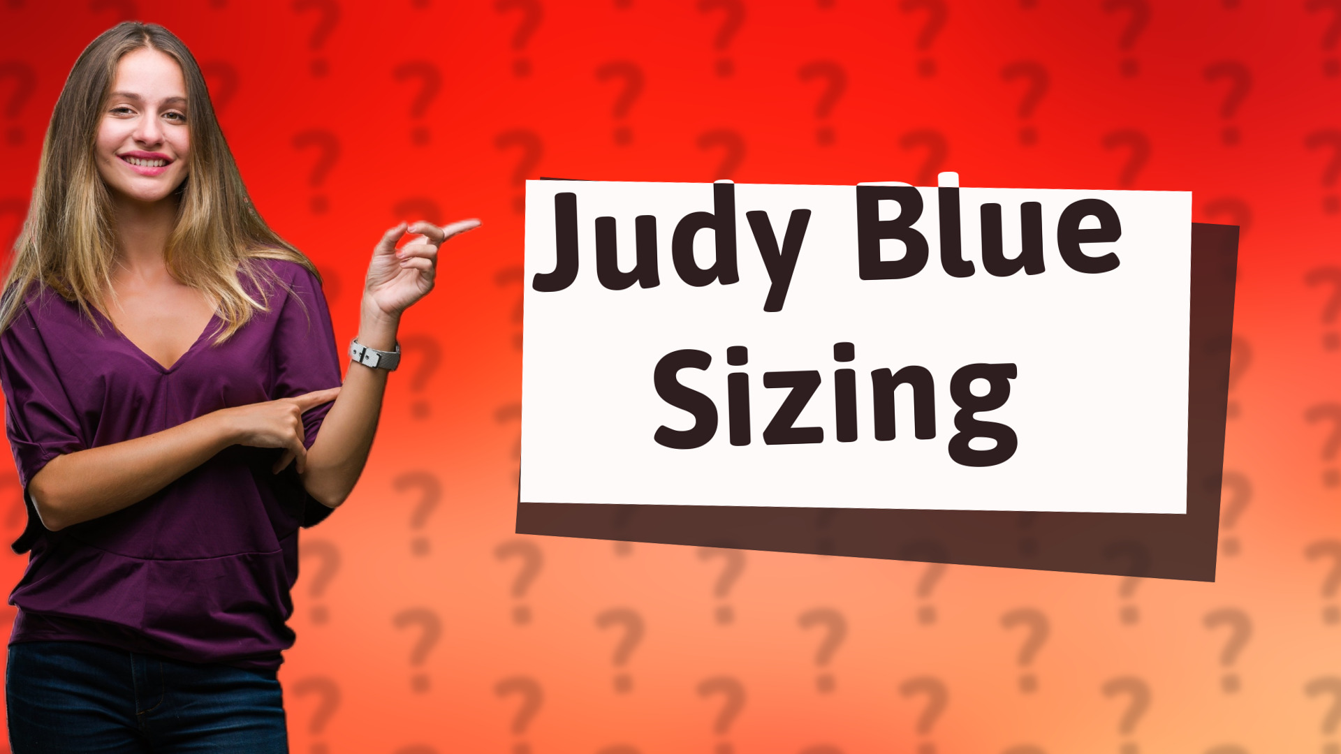 Judy Blue Sizing