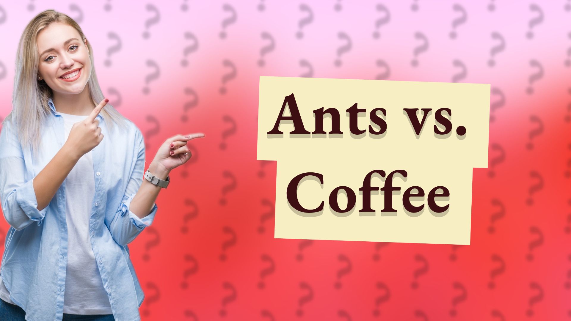 Ants vs. Coffee