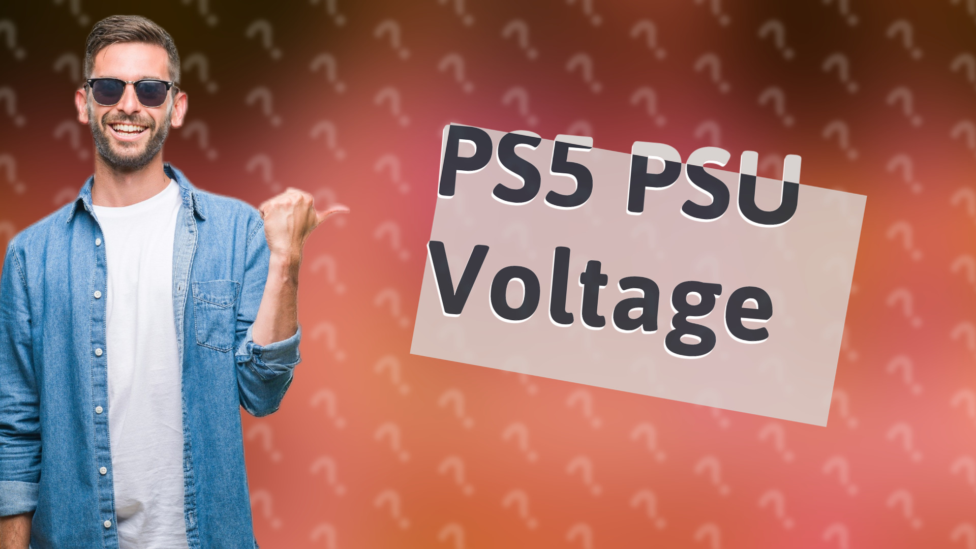 PS5 PSU Voltage