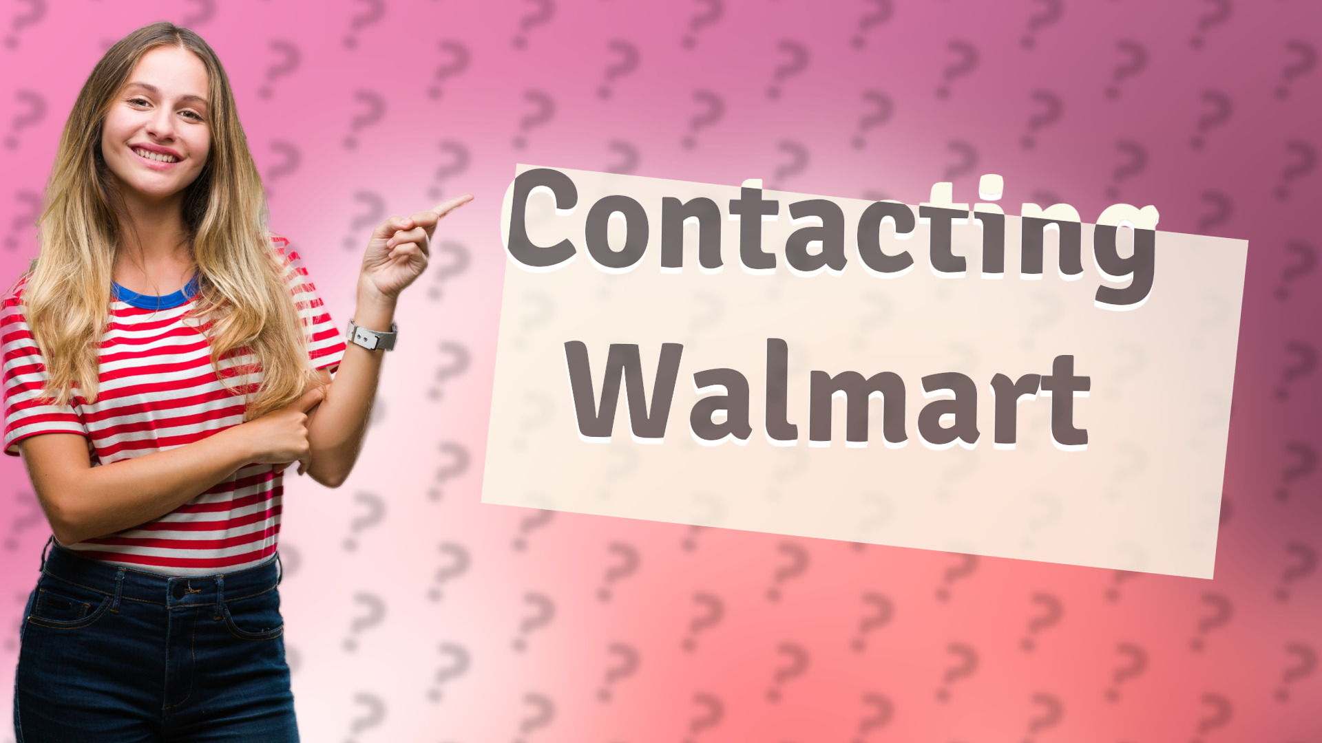 Contacting Walmart