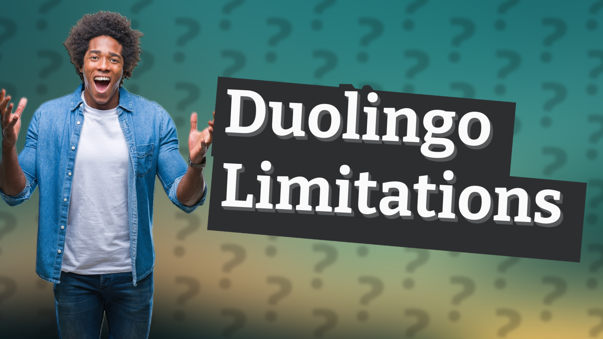 Duolingo Limitations