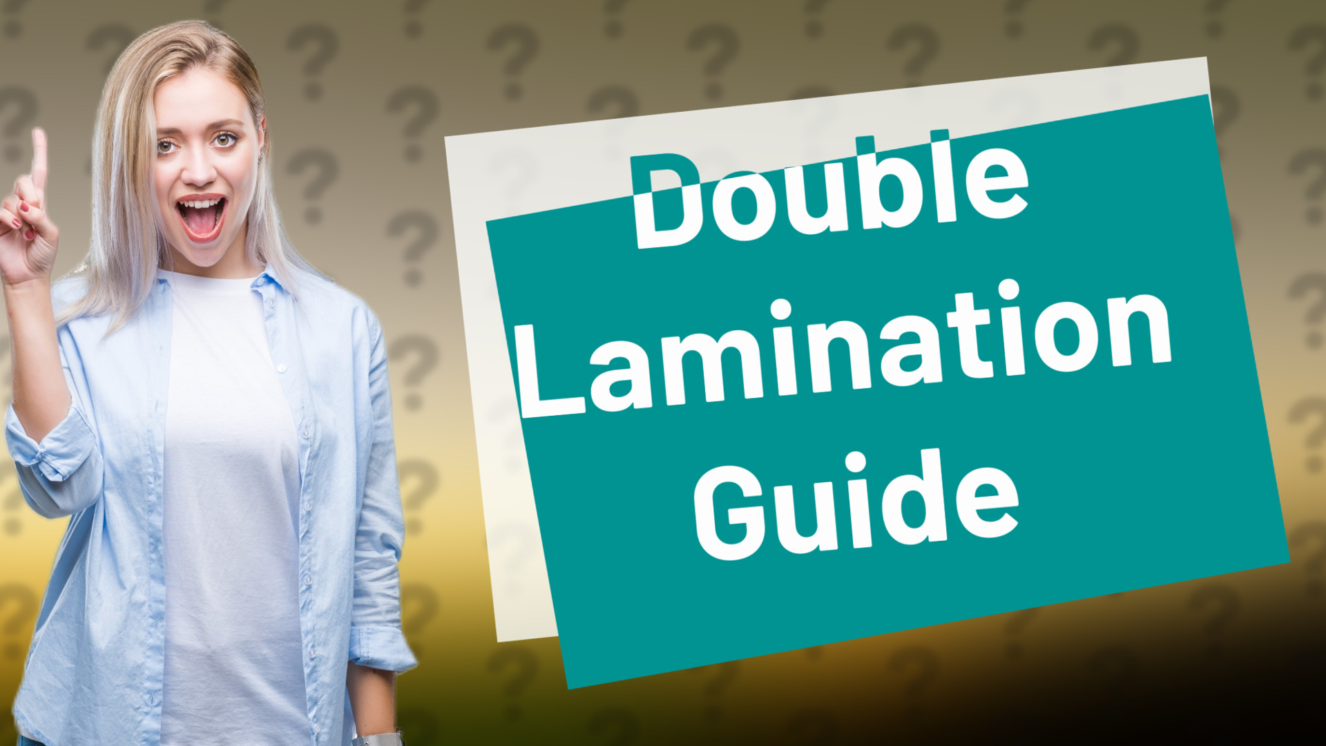 Double Lamination Guide