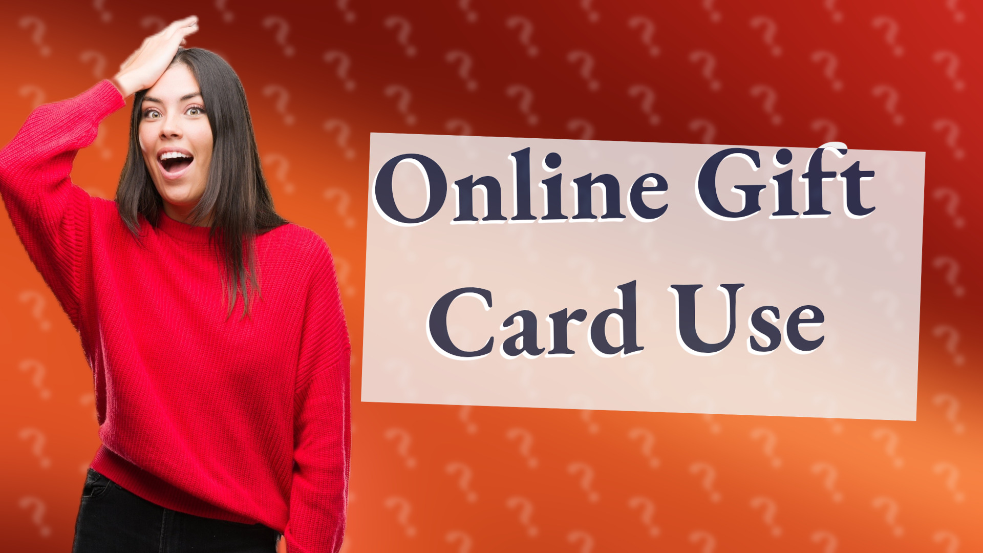 Online Gift Card Use