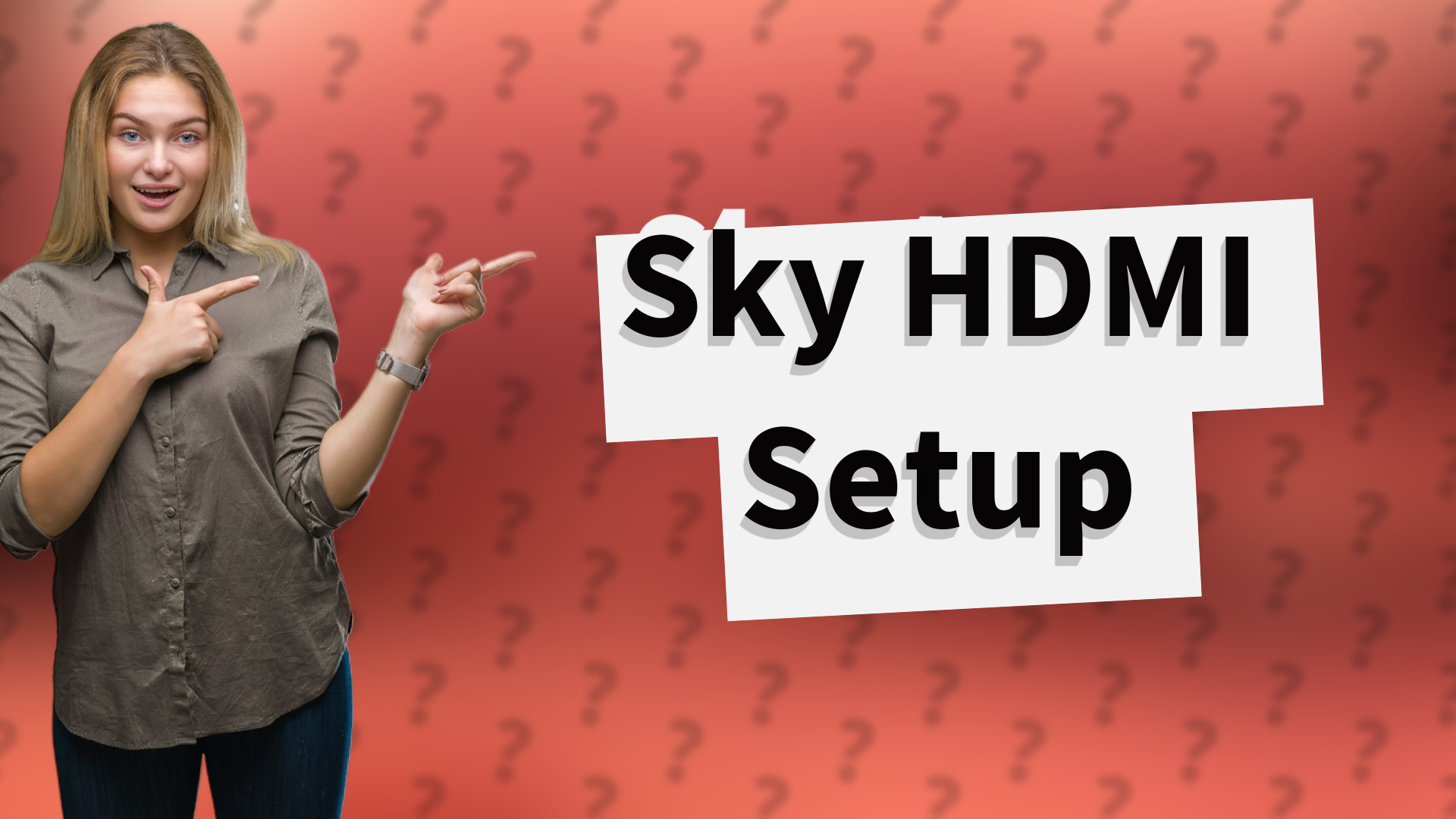 Sky HDMI Setup