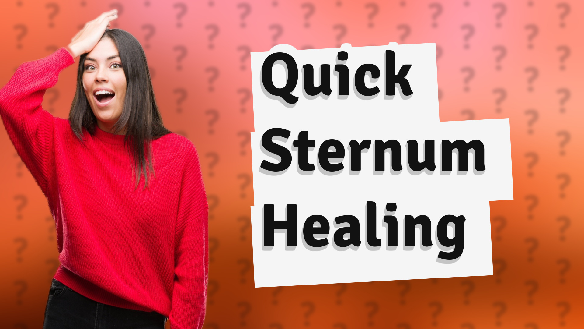 Quick Sternum Healing