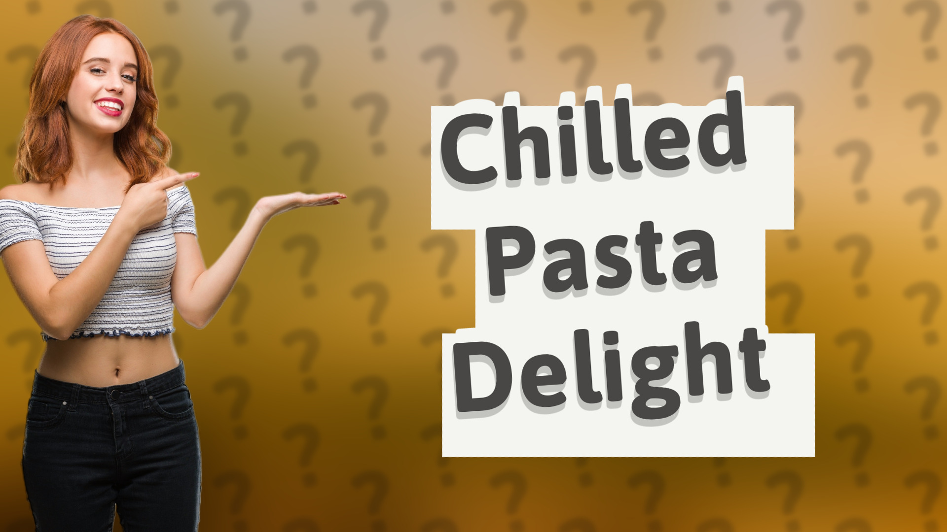 Chilled Pasta Delight