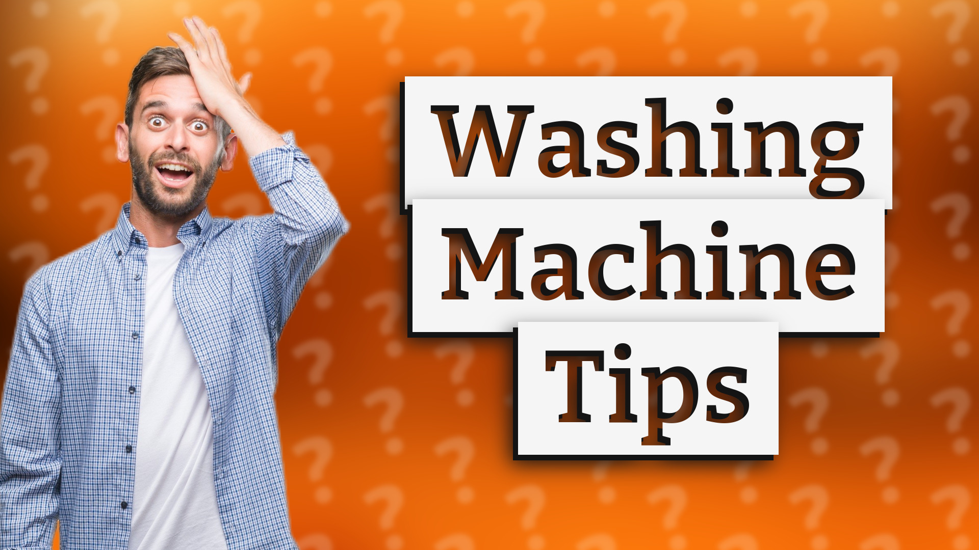 Washing Machine Tips