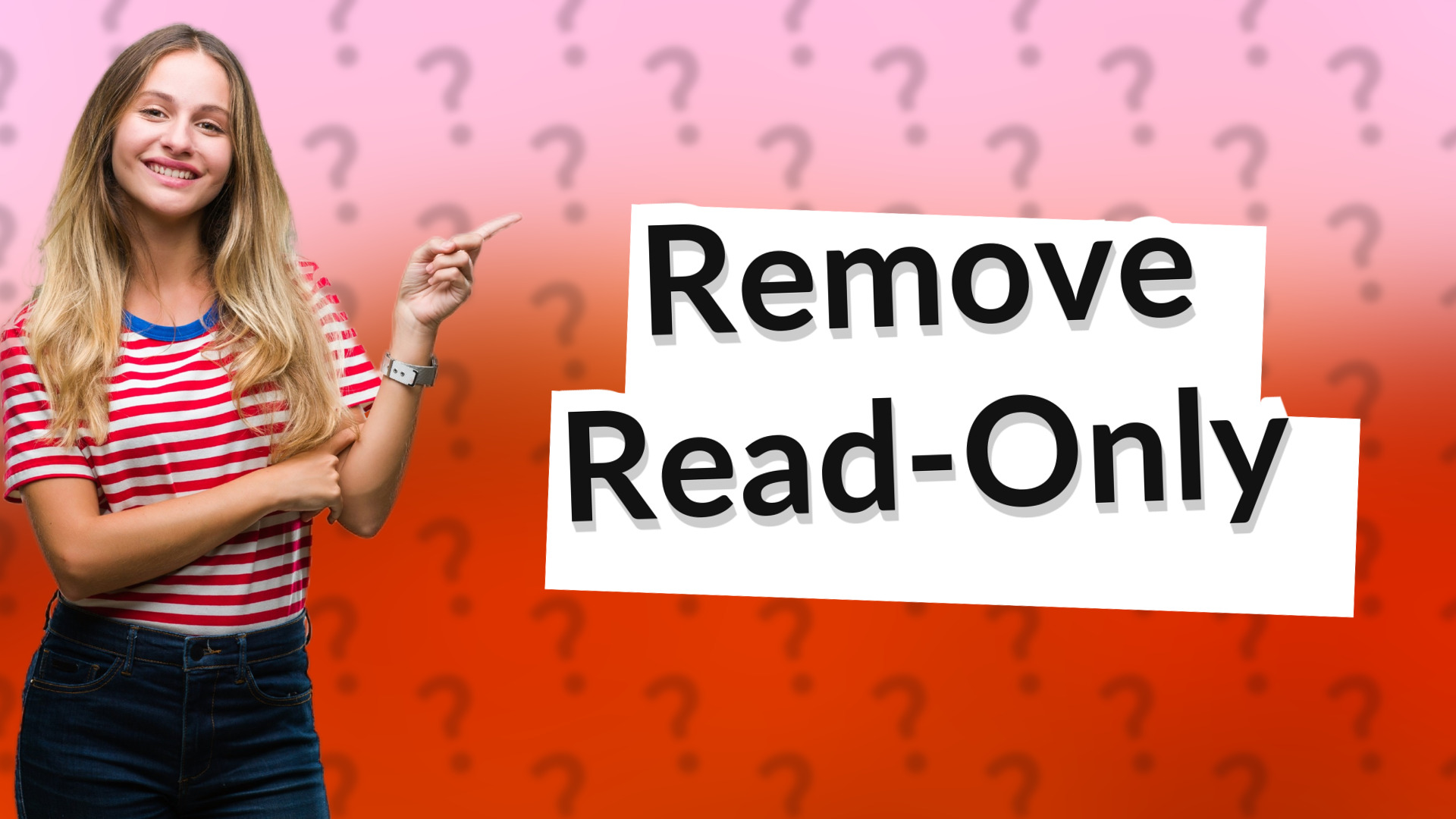 Remove Read-Only