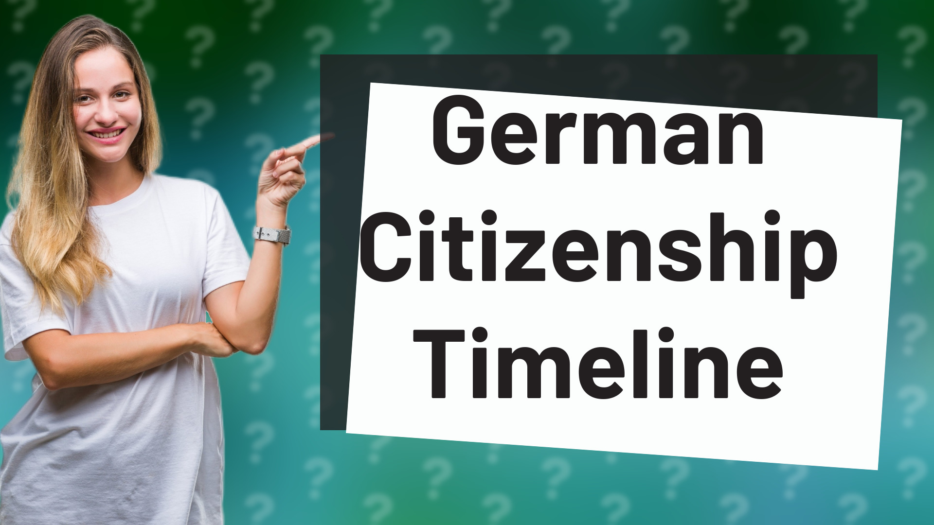 German Citizenship Timeline