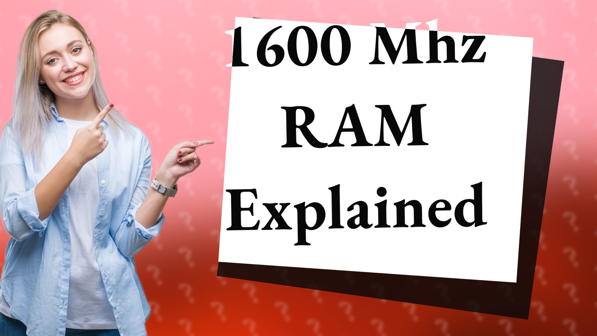 1600 Mhz RAM Explained