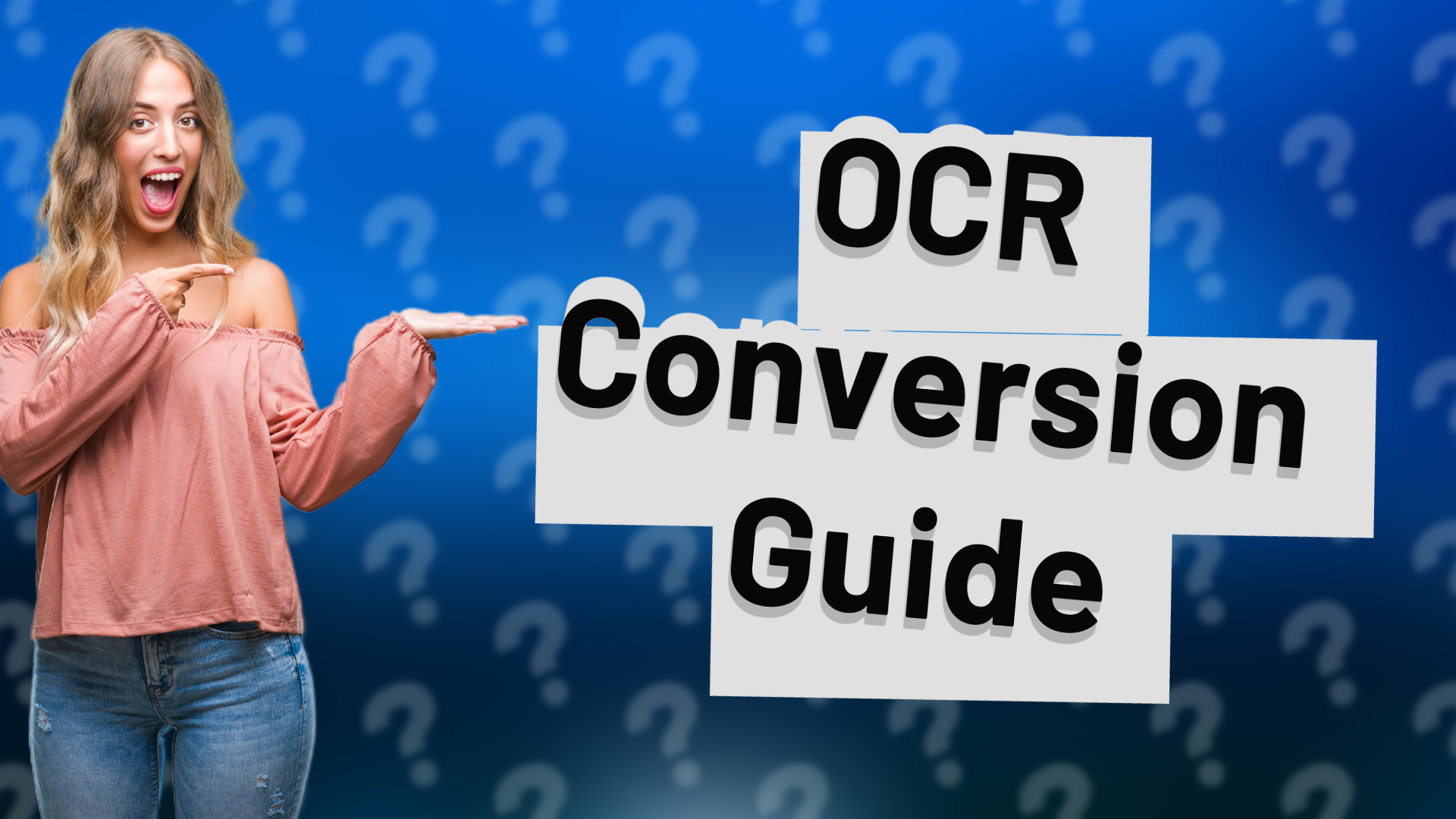 OCR Conversion Guide