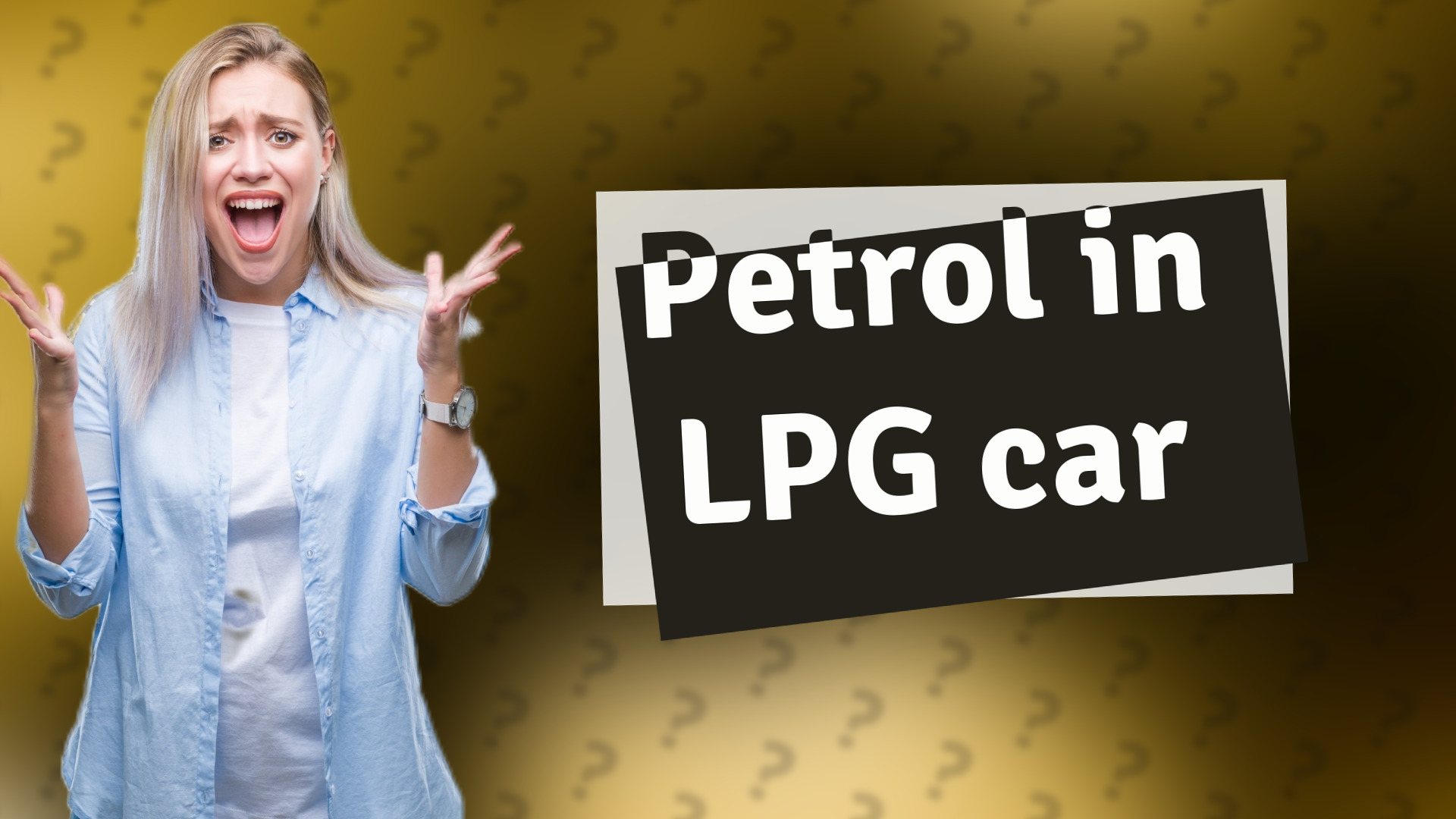 Petrol in LPG car