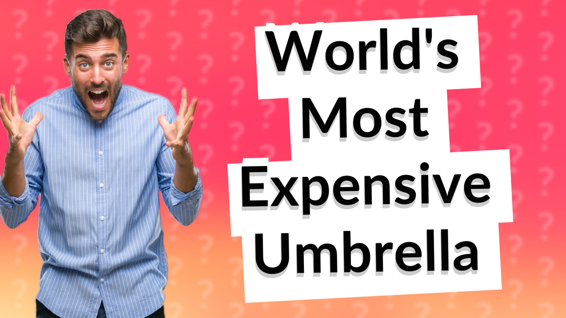 World's Most Expensive Umbrella