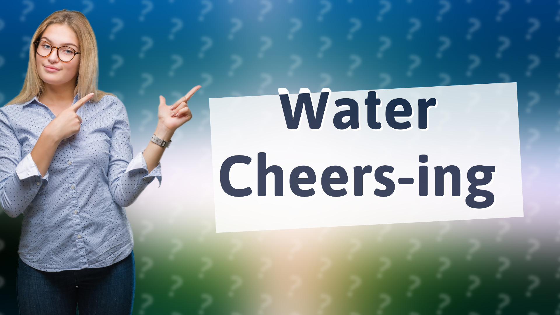 Water Cheers-ing