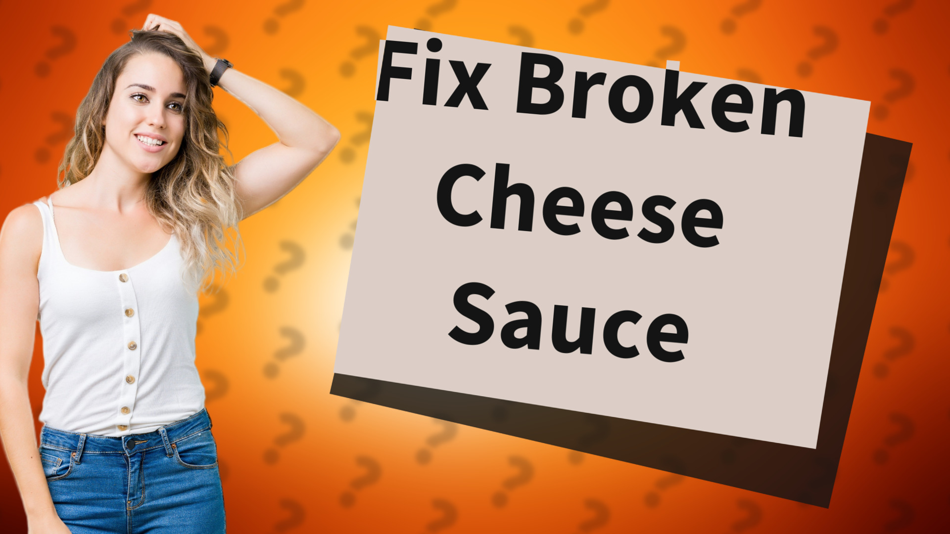 Fix Broken Cheese Sauce