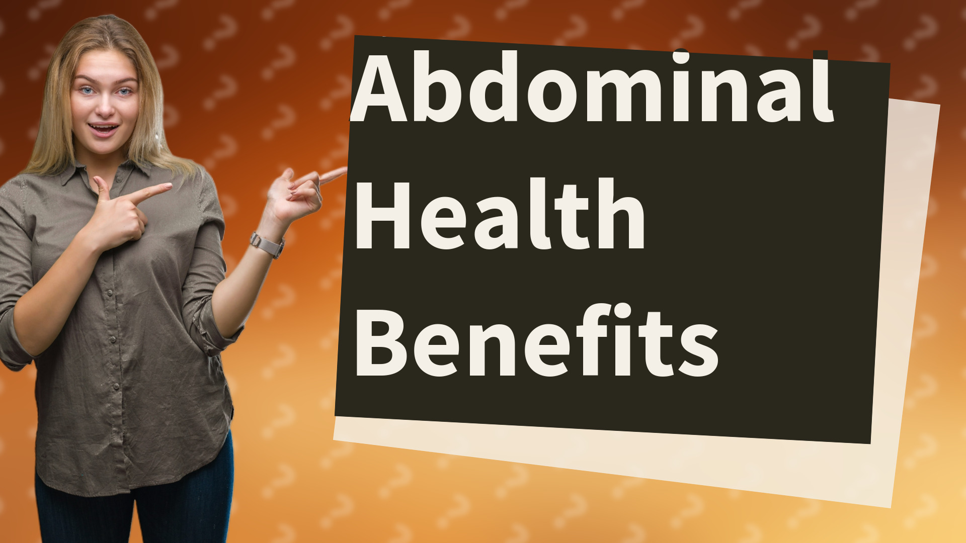 Abdominal Health Benefits