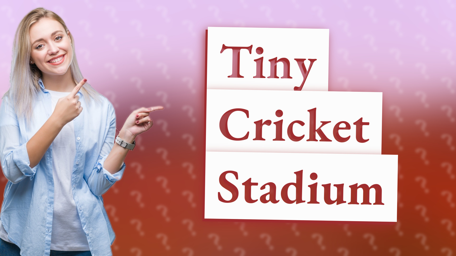 Tiny Cricket Stadium