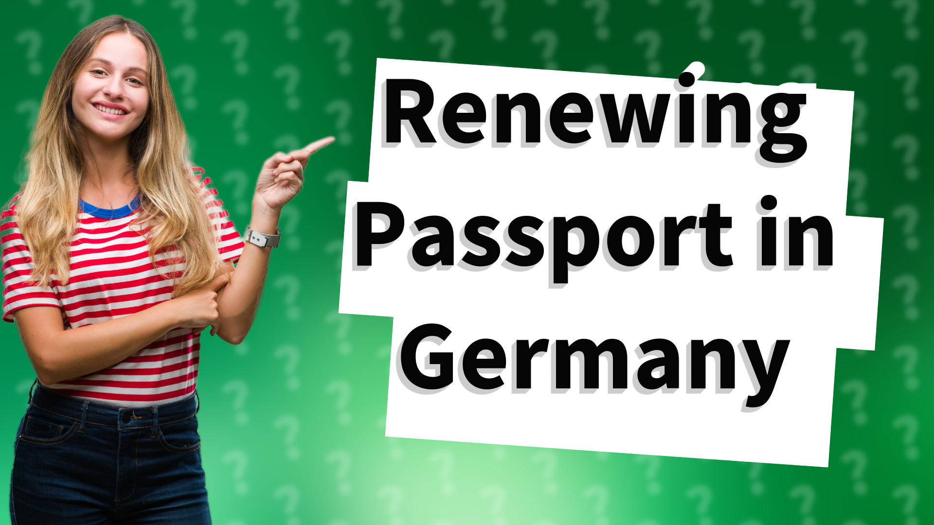 Renewing Passport in Germany