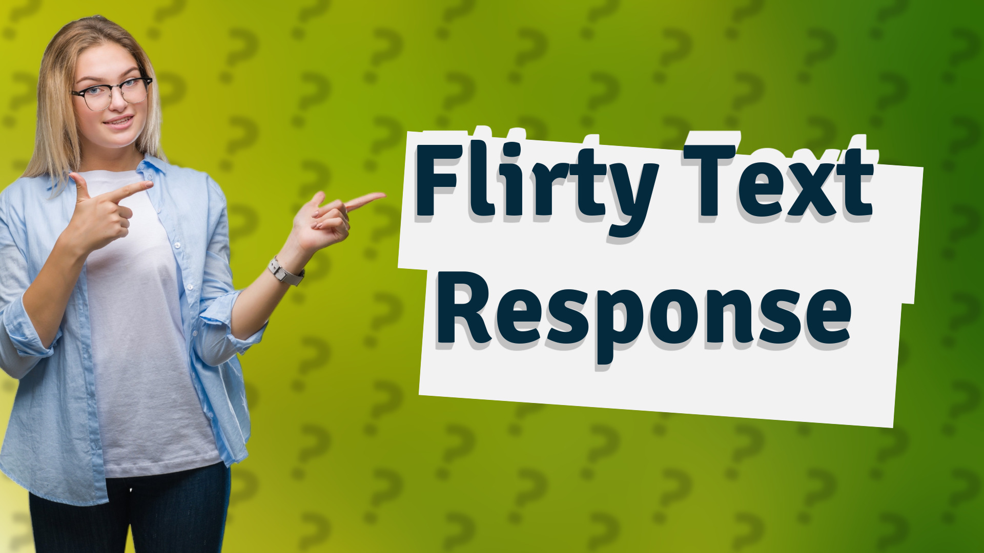 Flirty Text Response