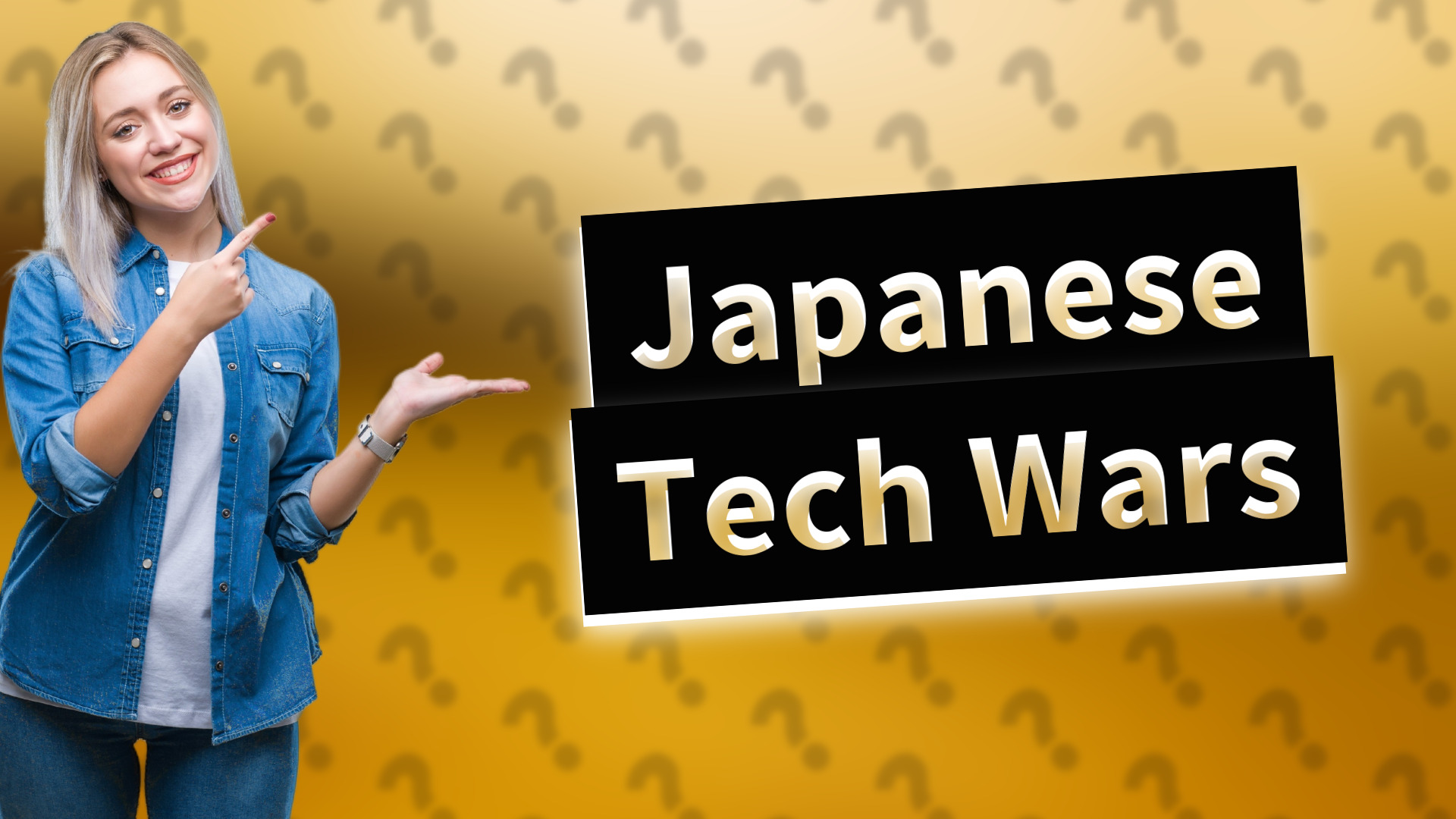 Japanese Tech Wars