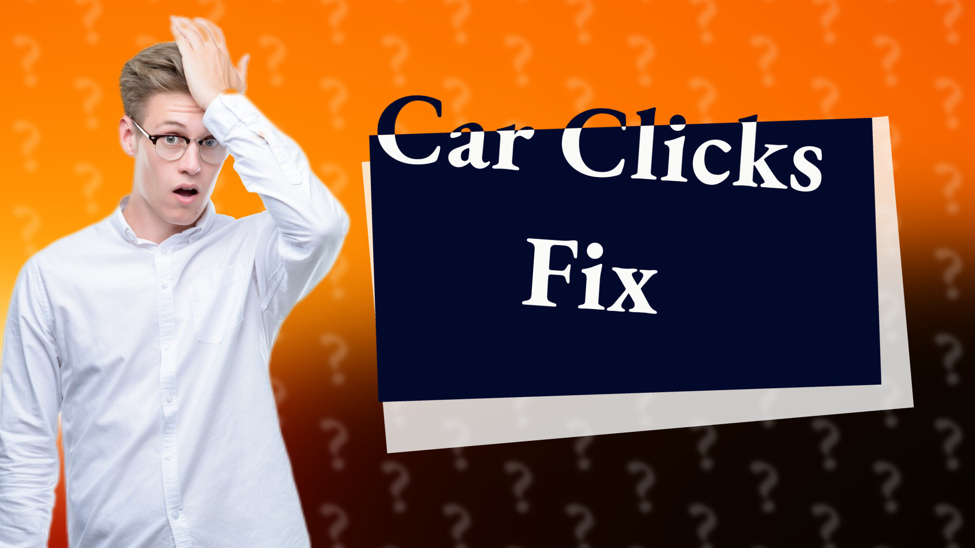Car Clicks Fix