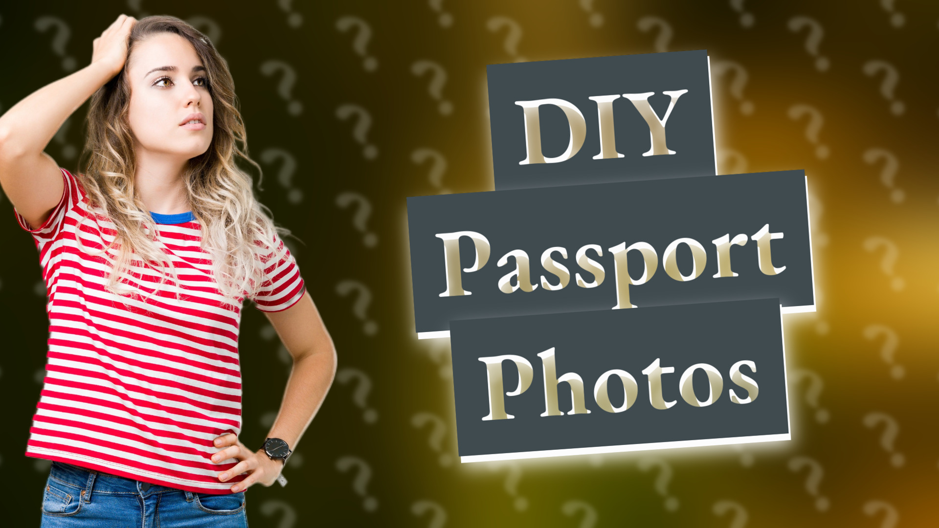 DIY Passport Photos