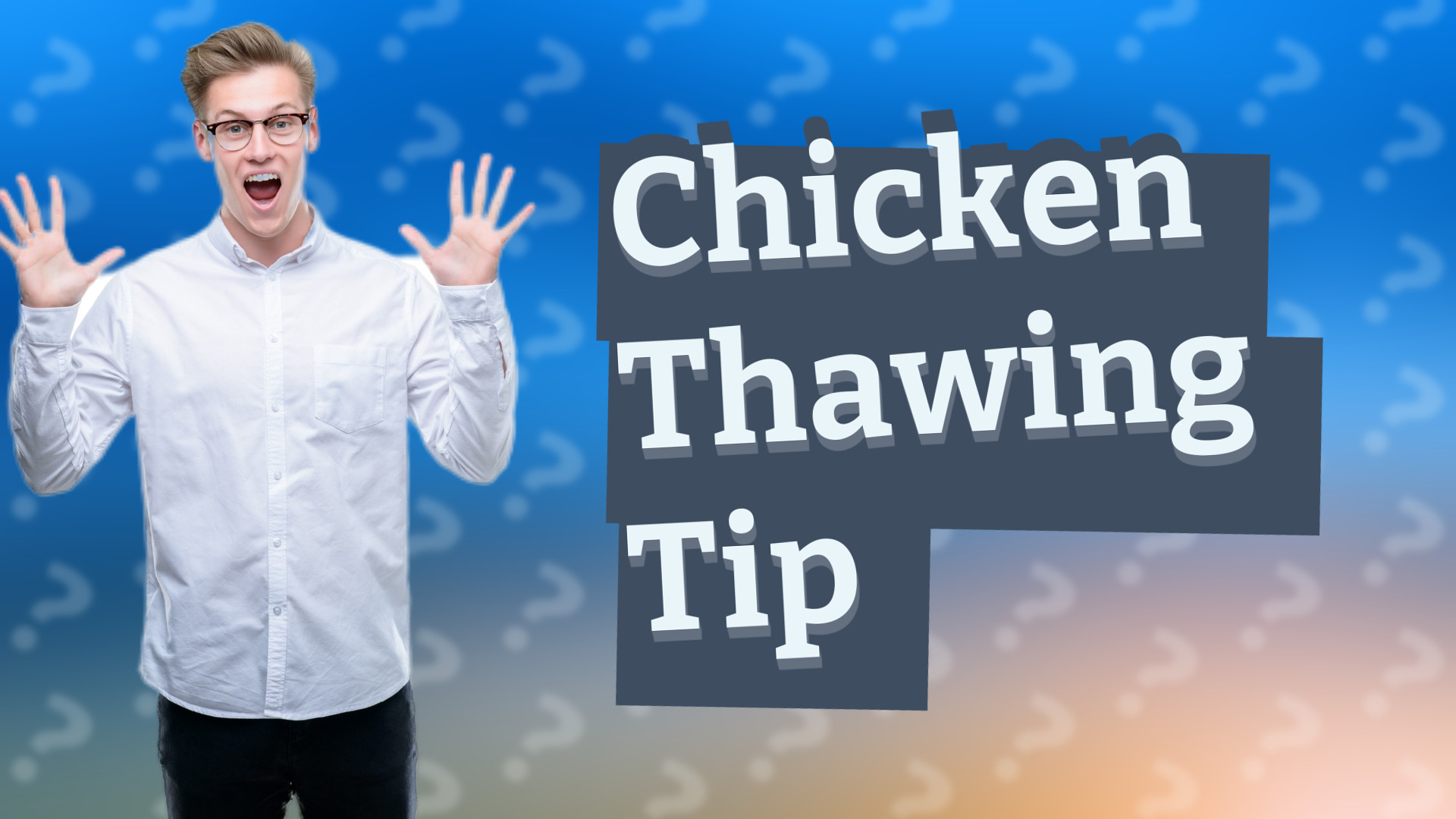 Chicken Thawing Tip
