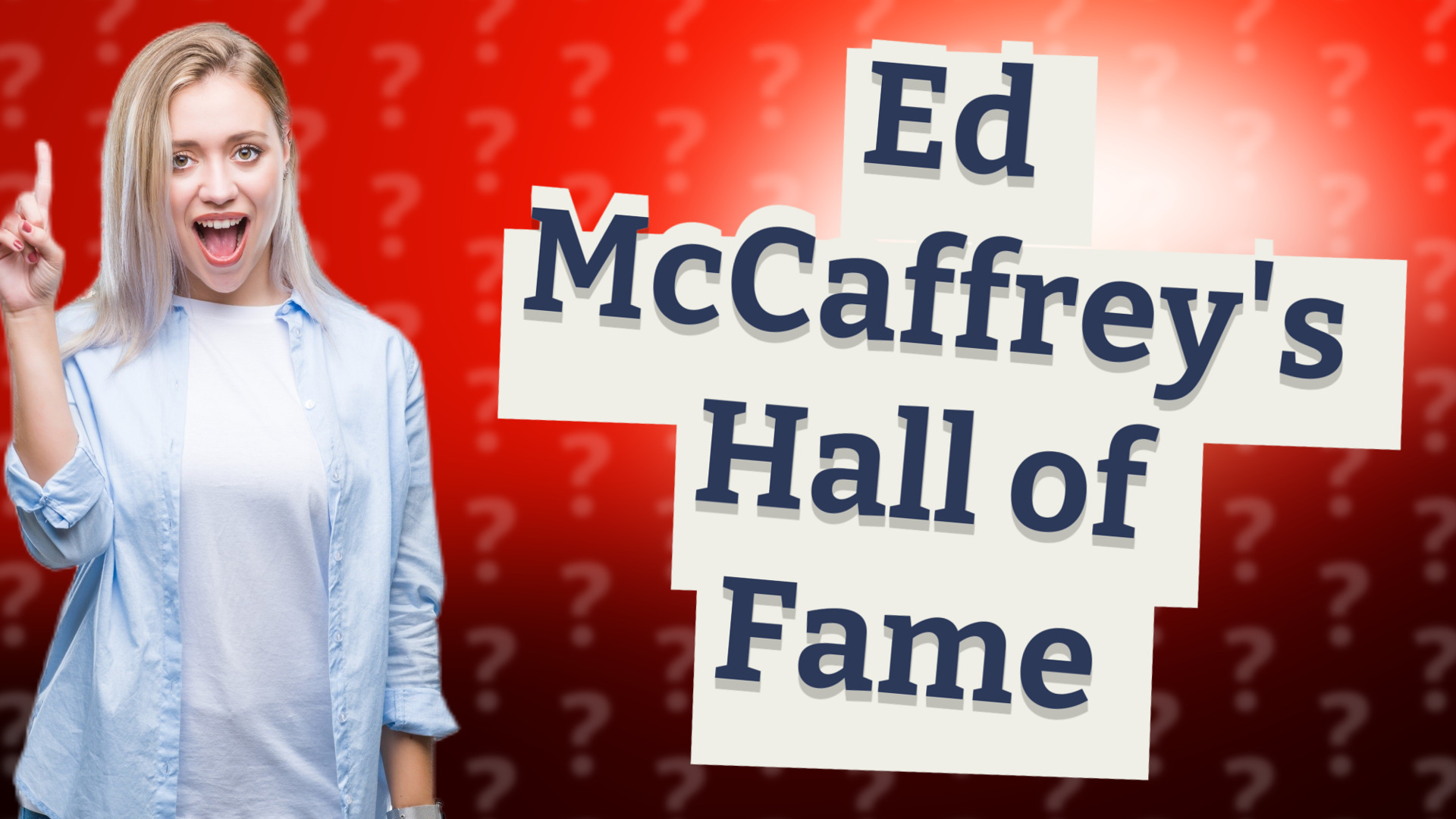 Ed McCaffrey's Hall of Fame