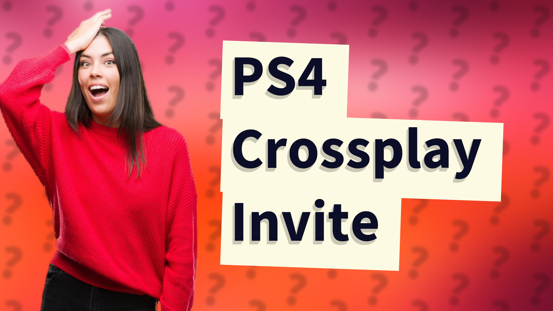 PS4 Crossplay Invite