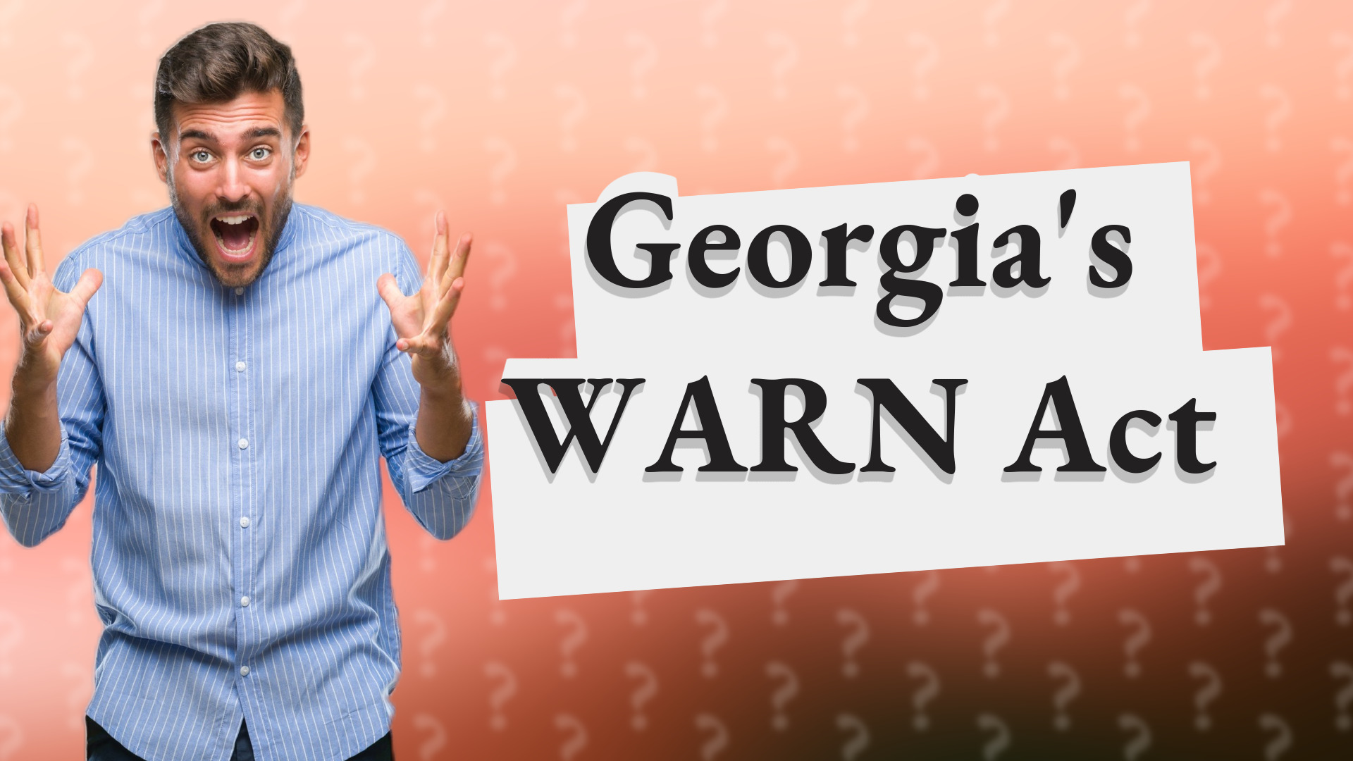 Georgia's WARN Act
